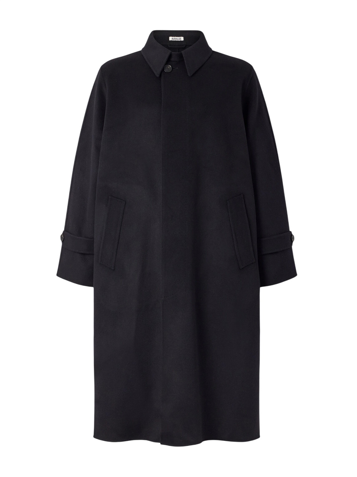 Auralee - Melton Wool Coat - Black Auralee