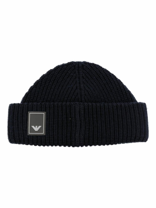 Photo: EMPORIO ARMANI - Logo Wool Beanie