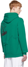 Undercoverism Green Cotton Hoodie