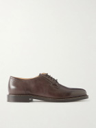Brunello Cucinelli - Leather Derby Shoes - Brown
