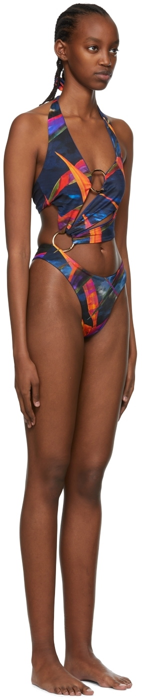 Louisa Ballou Multicolor Recycled Nylon One-Piece Swimsuit