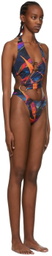Louisa Ballou Multicolor Recycled Nylon One-Piece Swimsuit