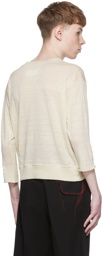 Maison Margiela Off-White Linen Sweater