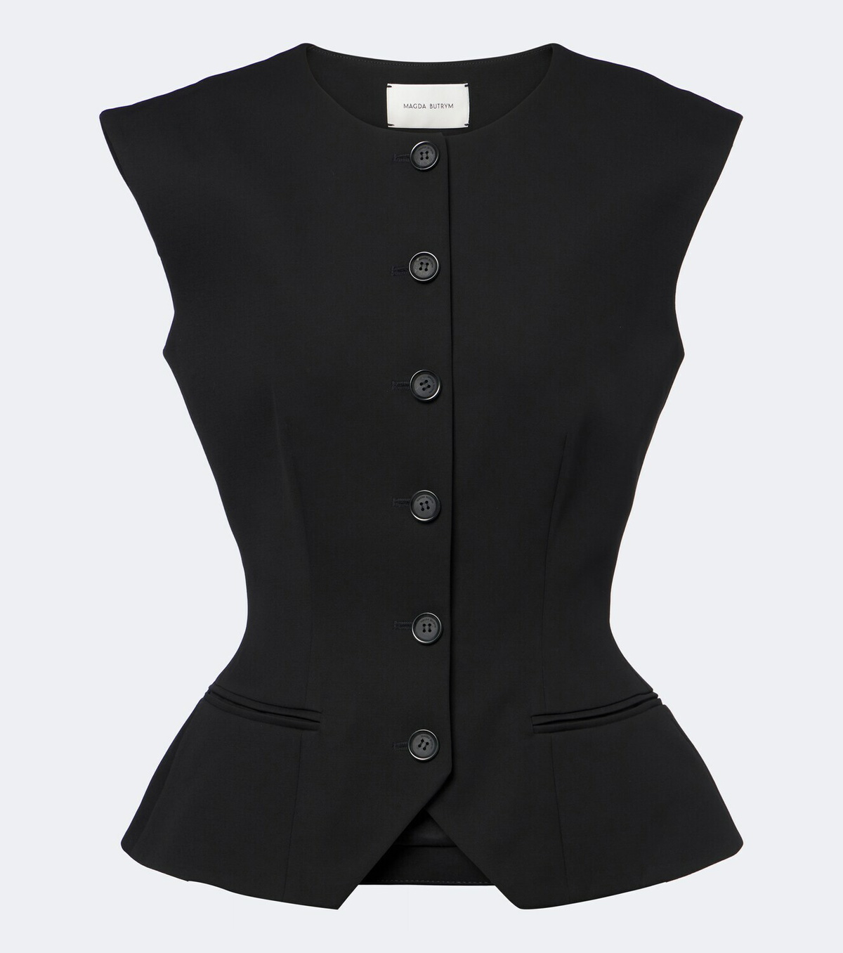 Magda Butrym Silk and cashmere vest