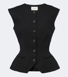 Magda Butrym Silk and cashmere vest
