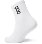 POC - Essential Road Stretch-Knit Cycling Socks - White