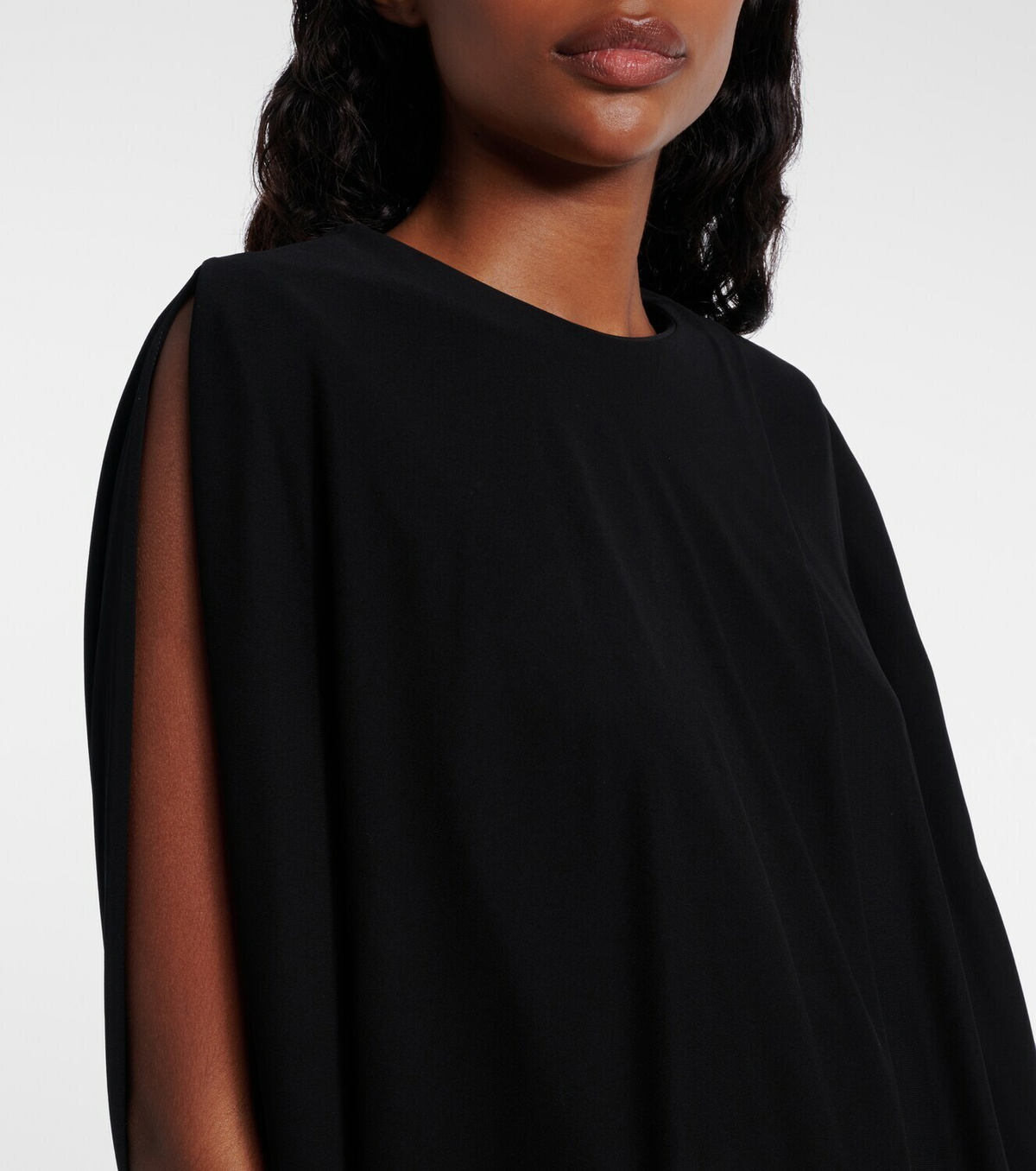 Loewe Asymmetric draped minidress