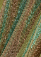 Forte_forte Lurex Metallic Fine-knit Maxi Dress Green