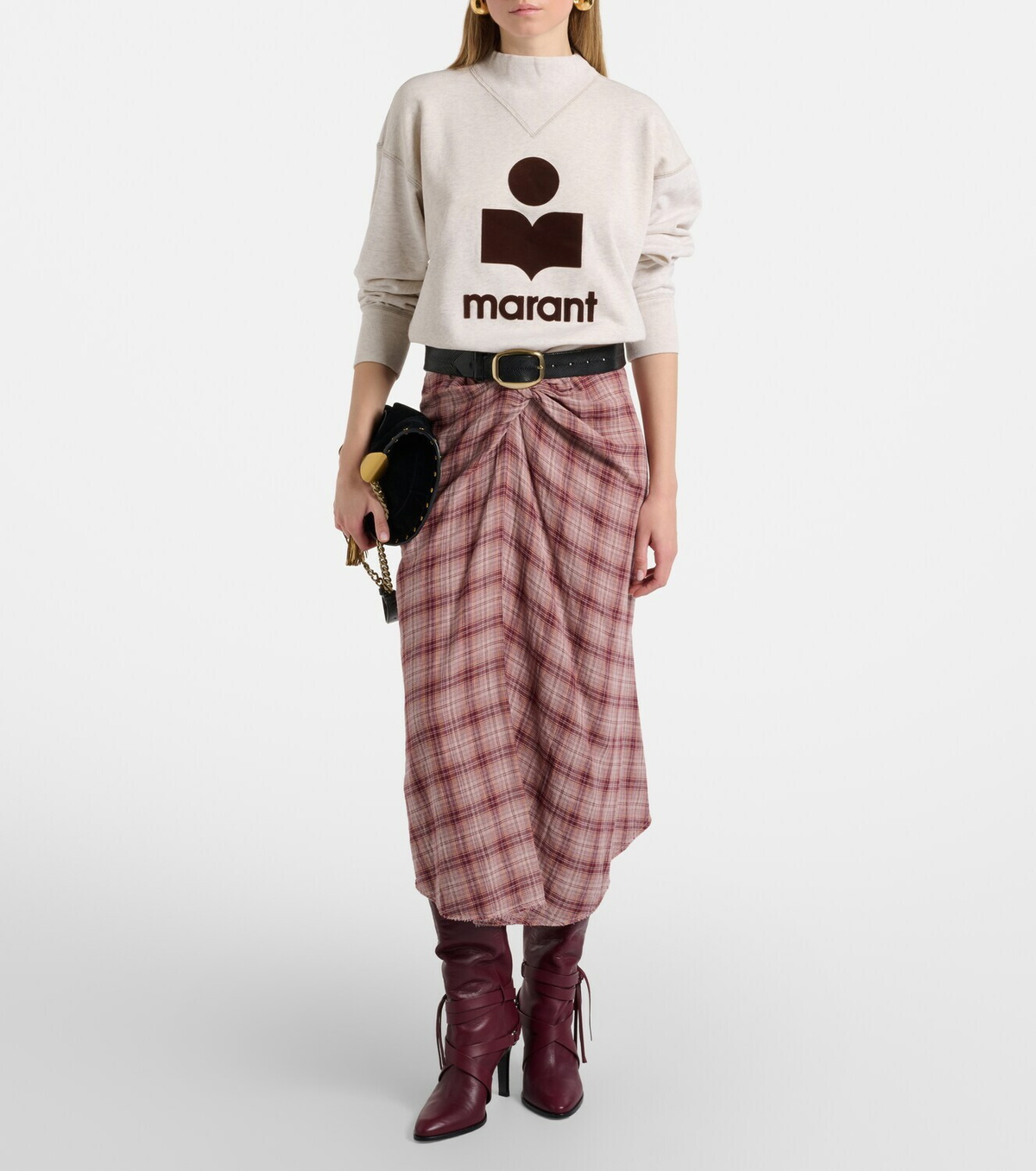 Marant Etoile Moby logo cotton-blend sweatshirt