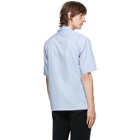 Maison Margiela Blue Cotton Poplin Shirt