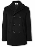 CELINE - Slim-Fit Double-Breasted Cashmere Coat - Black