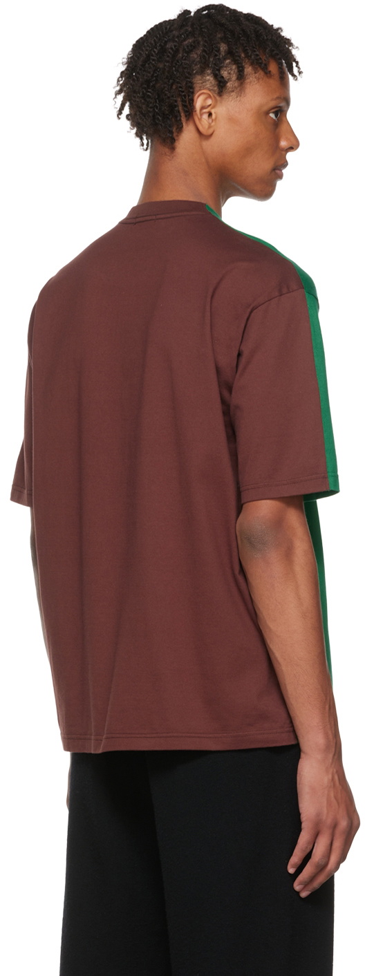 Undercoverism Green & Brown Cotton T-Shirt