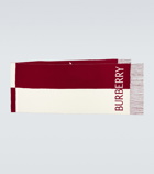 Burberry EKD wool and cashmere scarf