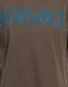 Versace Mens T-shirt Military in Green