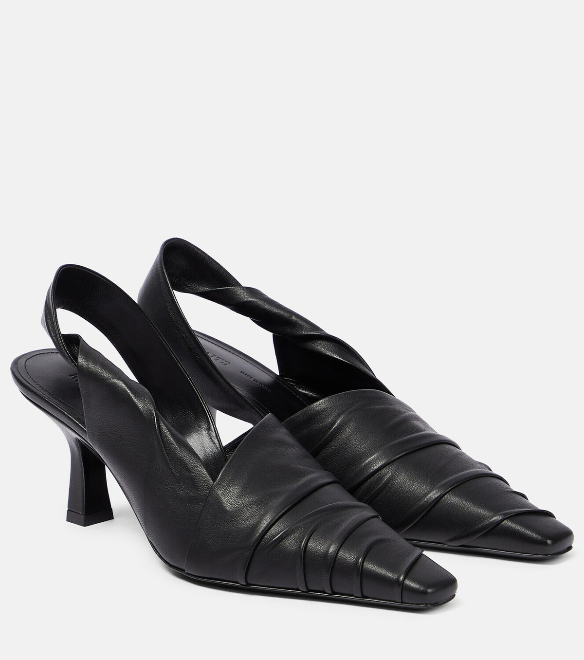 Khaite - Water leather slingback pumps Khaite