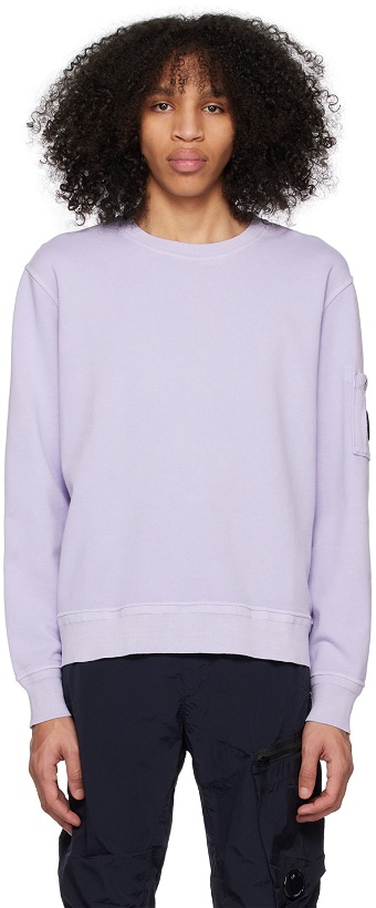 Photo: C.P. Company Purple Resist-Dyed Sweatshirt