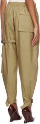 Vejas Maksimas Beige Cargo Pocket Trousers