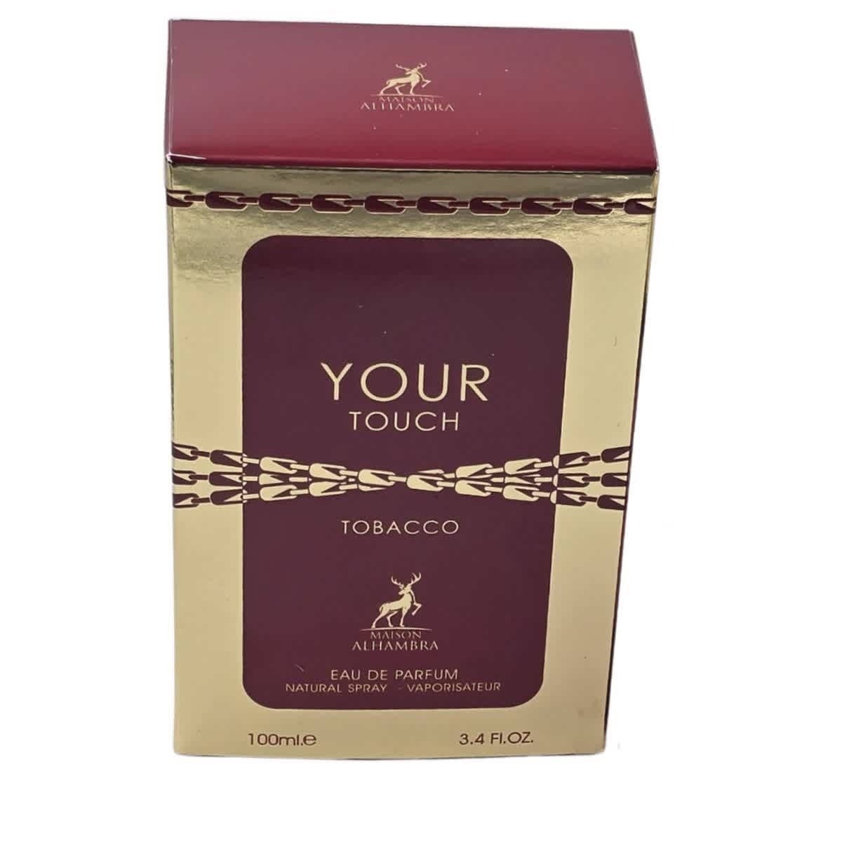 Maison Alhambra Mens Your Touch Tobacco EDP Spray 3.4 oz Fragrances 6290362341017