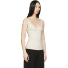 Ernest Leoty Off-White Jade Tank Top