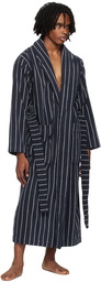 Tekla Navy Classic Bathrobe