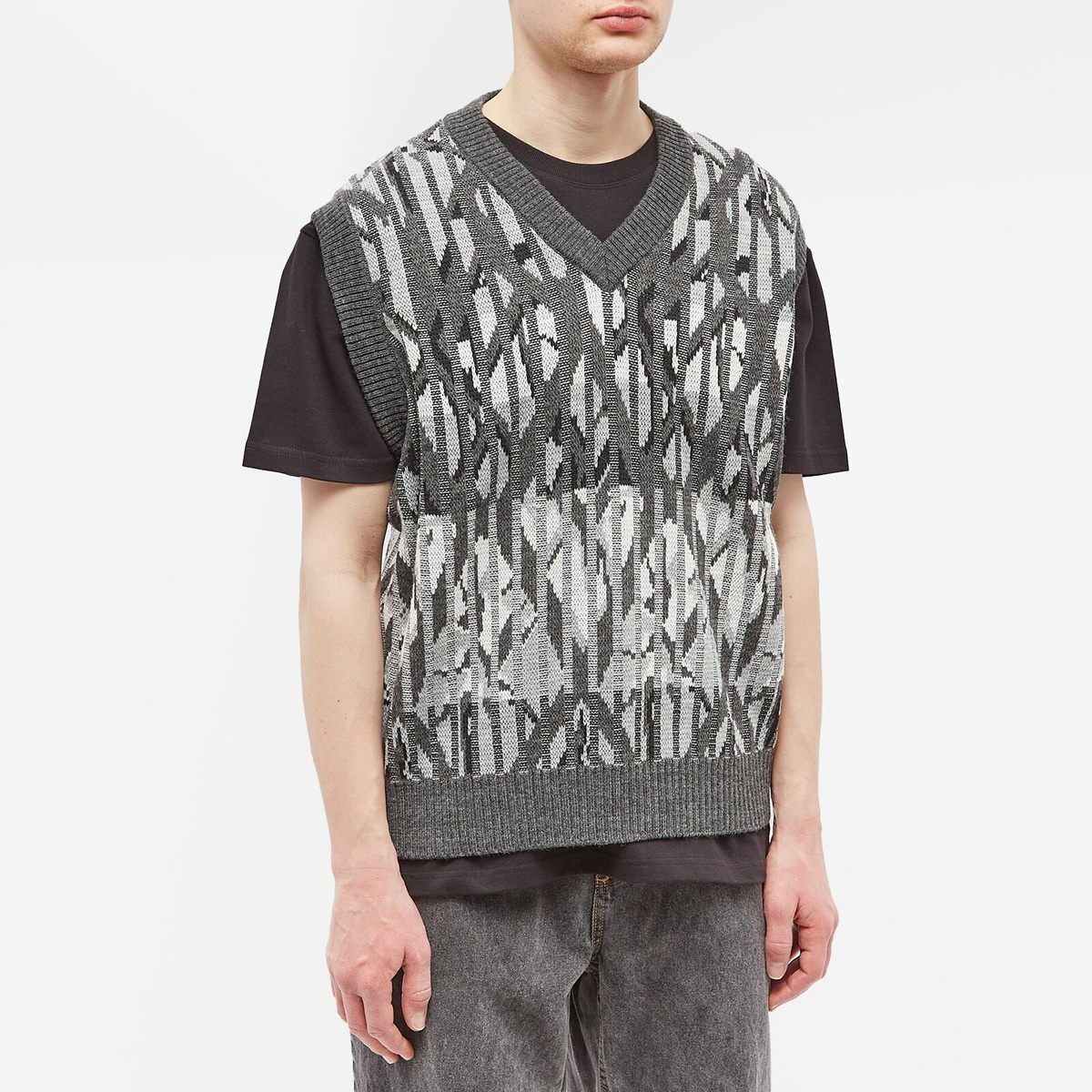 Polar Skate Co. Men's Paul Knit Vest in Grey Polar Skate Co. Polar Skate Co. Men's Paul Knit Vest in Grey Polar Skate Co.
