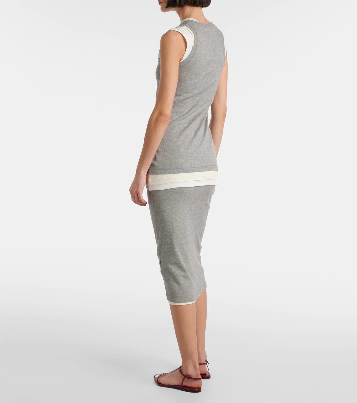Jil Sander Set of 3 cotton tank tops