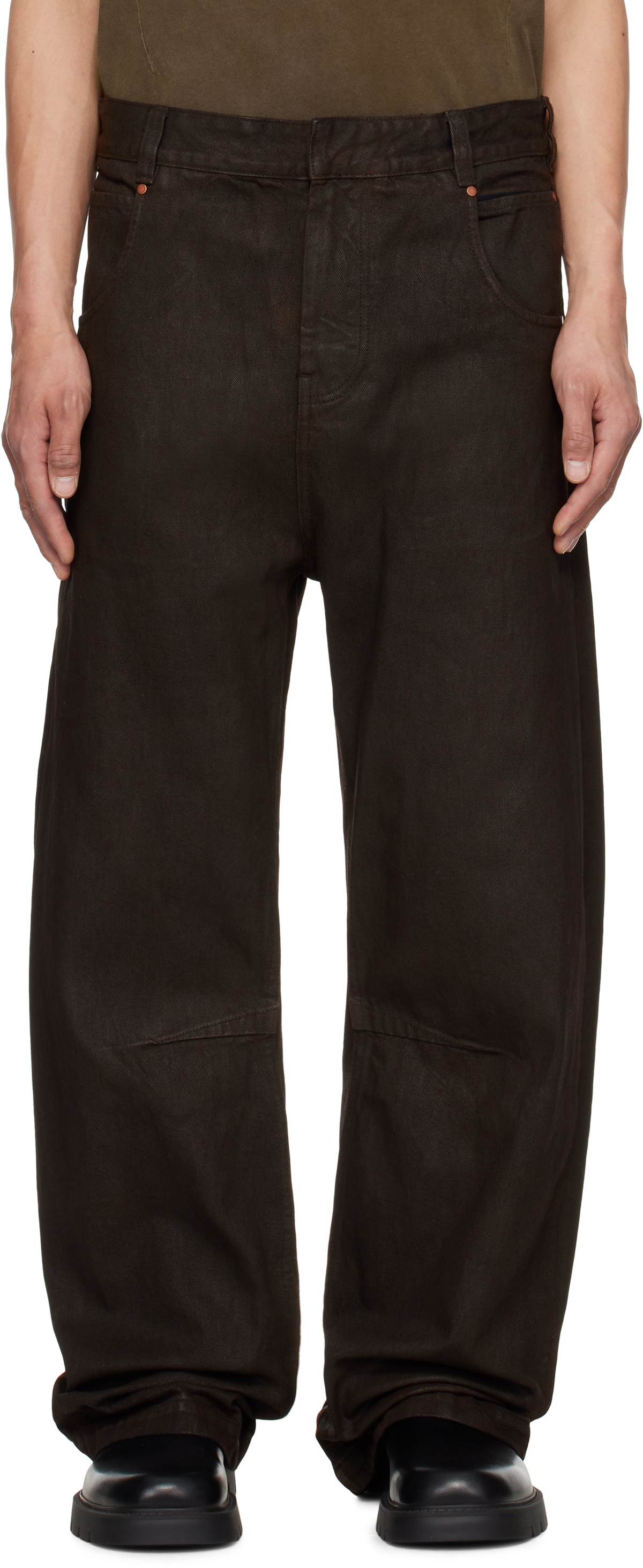 Entire Studios Brown Gem Jeans Entire Studios