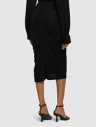 CHRISTOPHER ESBER Vivenda Draped Midi Skirt