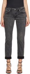 rag & bone Black Dre Boyfriend Jeans