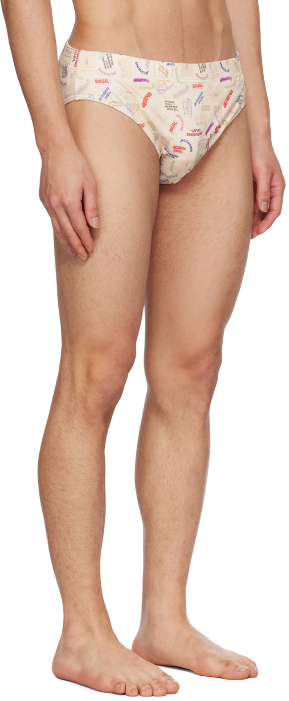 Jacquemus Beige Le Raphia 'Le Slip De Bain' Swim Briefs