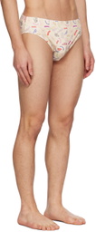 Jacquemus Beige Le Raphia 'Le Slip De Bain' Swim Briefs