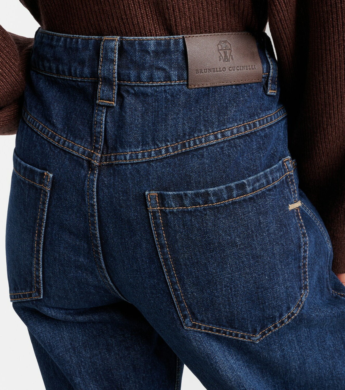 Brunello Cucinelli Cropped straight jeans