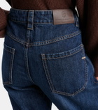 Brunello Cucinelli Cropped straight jeans