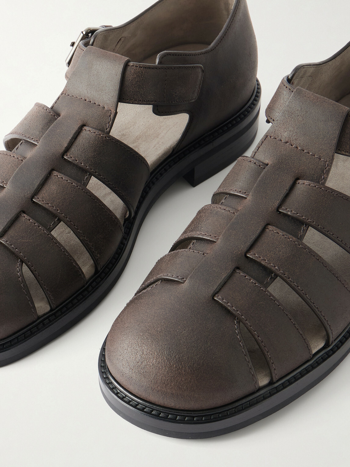 Church's - Fisherman Winter Waxed Suede Sandals - Brown