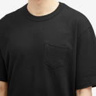 Uniform Bridge Men's Heavyweight Pocket T-Shirt in Black