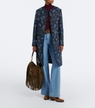 Etro Pony Medium suede shoulder bag