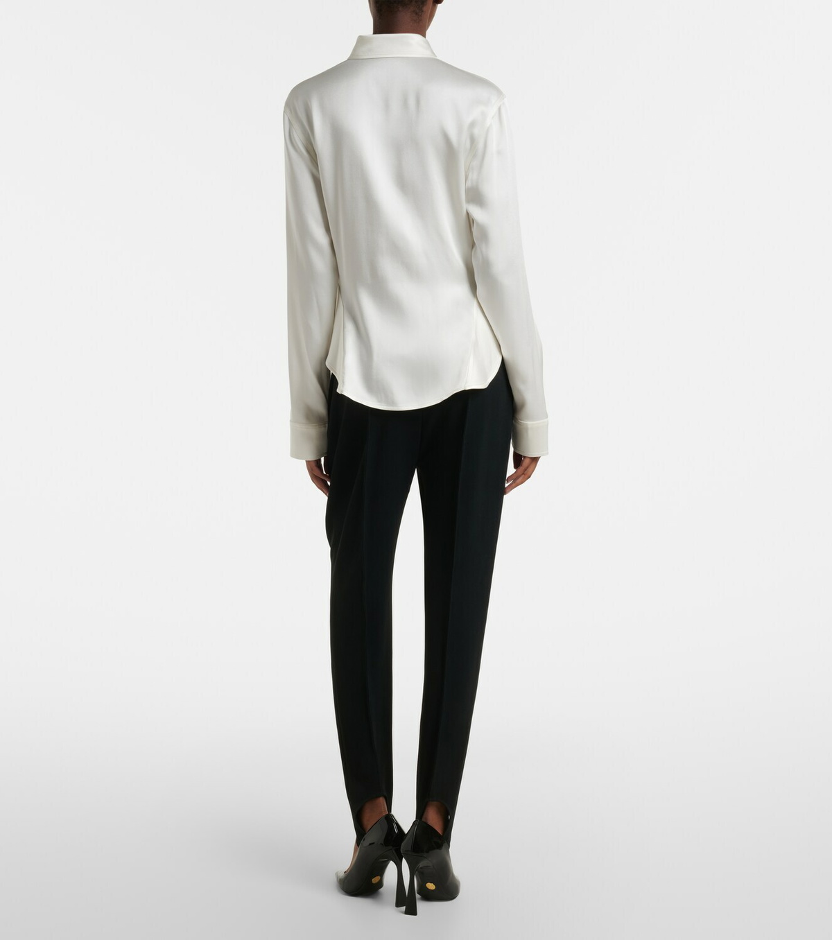 Stella McCartney High-rise jersey stirrup leggings