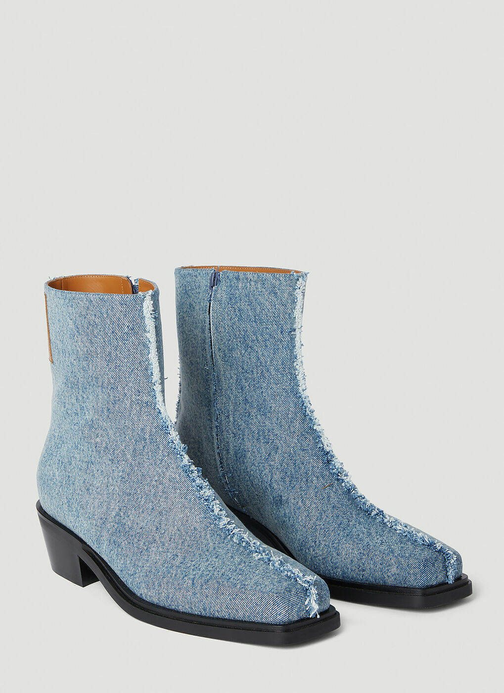 Y project sale denim boots