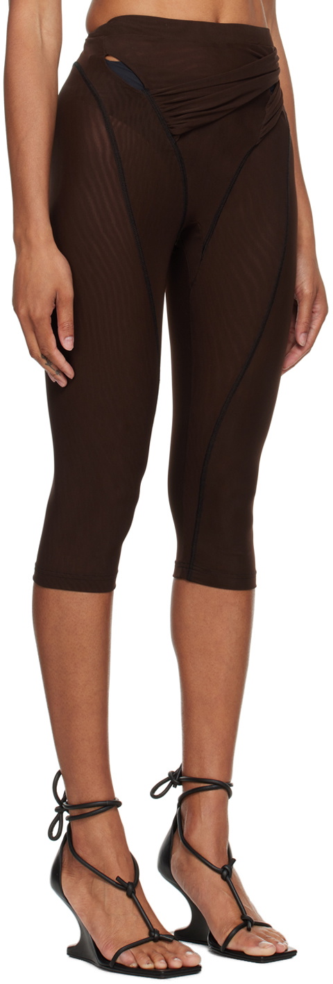 SRVC Brown Marfa Shorts