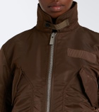 Sacai Layered technical bomber jacket