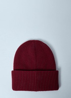8 Moncler Palm Angels Logo Patch Beanie Hat