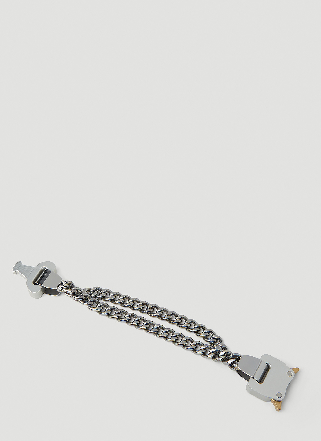 1017 ALYX 9SM Rollercoaster Twin Chain Bracelet