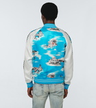 Amiri - Hawaiian silk-blend bomber jacket