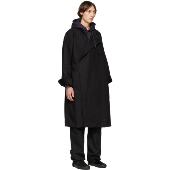 Engineered Garments Black MG Coat Engineered Garments