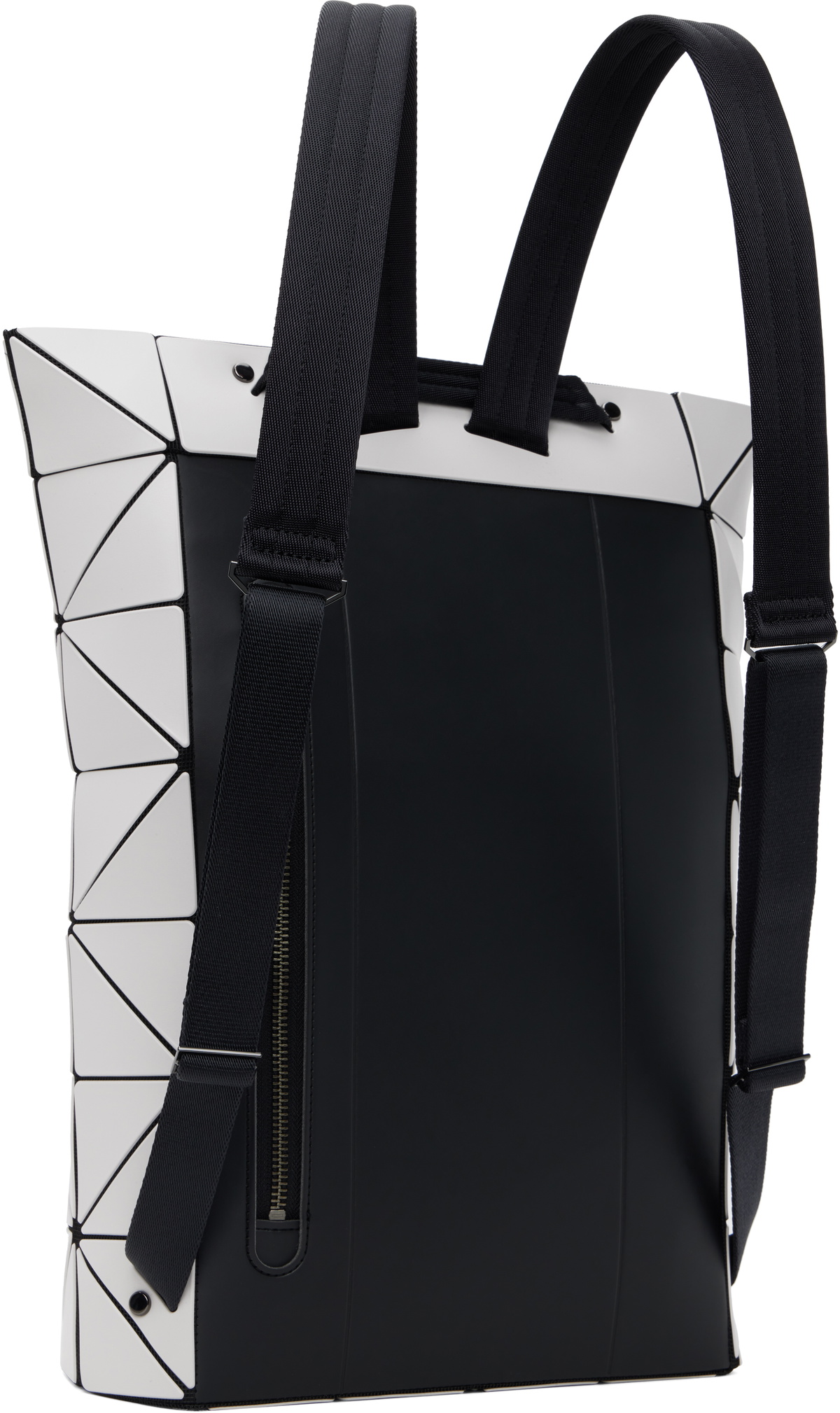 BAO BAO ISSEY MIYAKE Gray Blocky Backpack