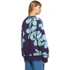 Perks and Mini Purple Mohair Dr. Octagon Sweater