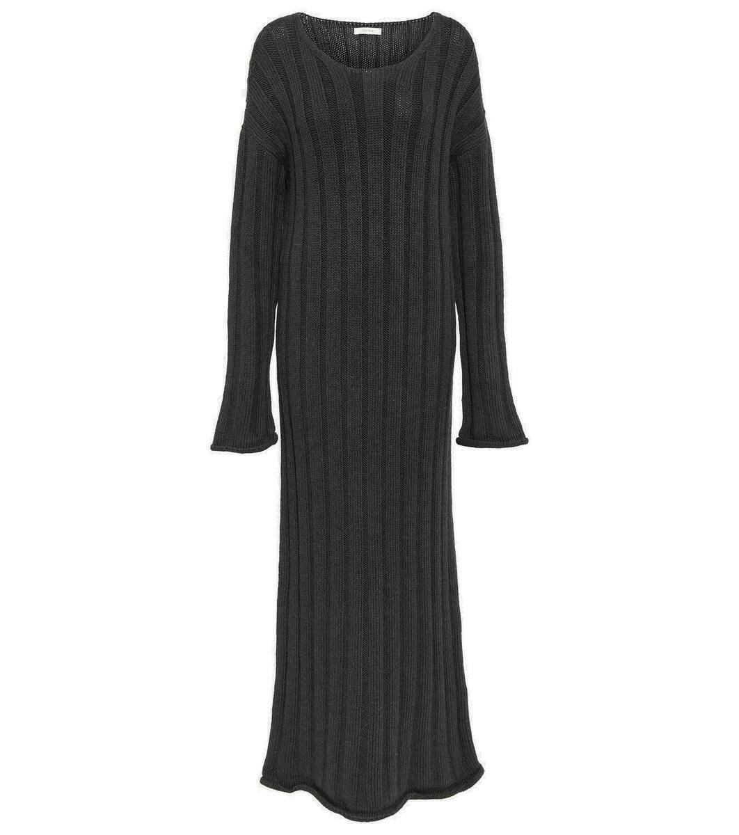 The Row Leva cashmere hooded maxi dress The Row