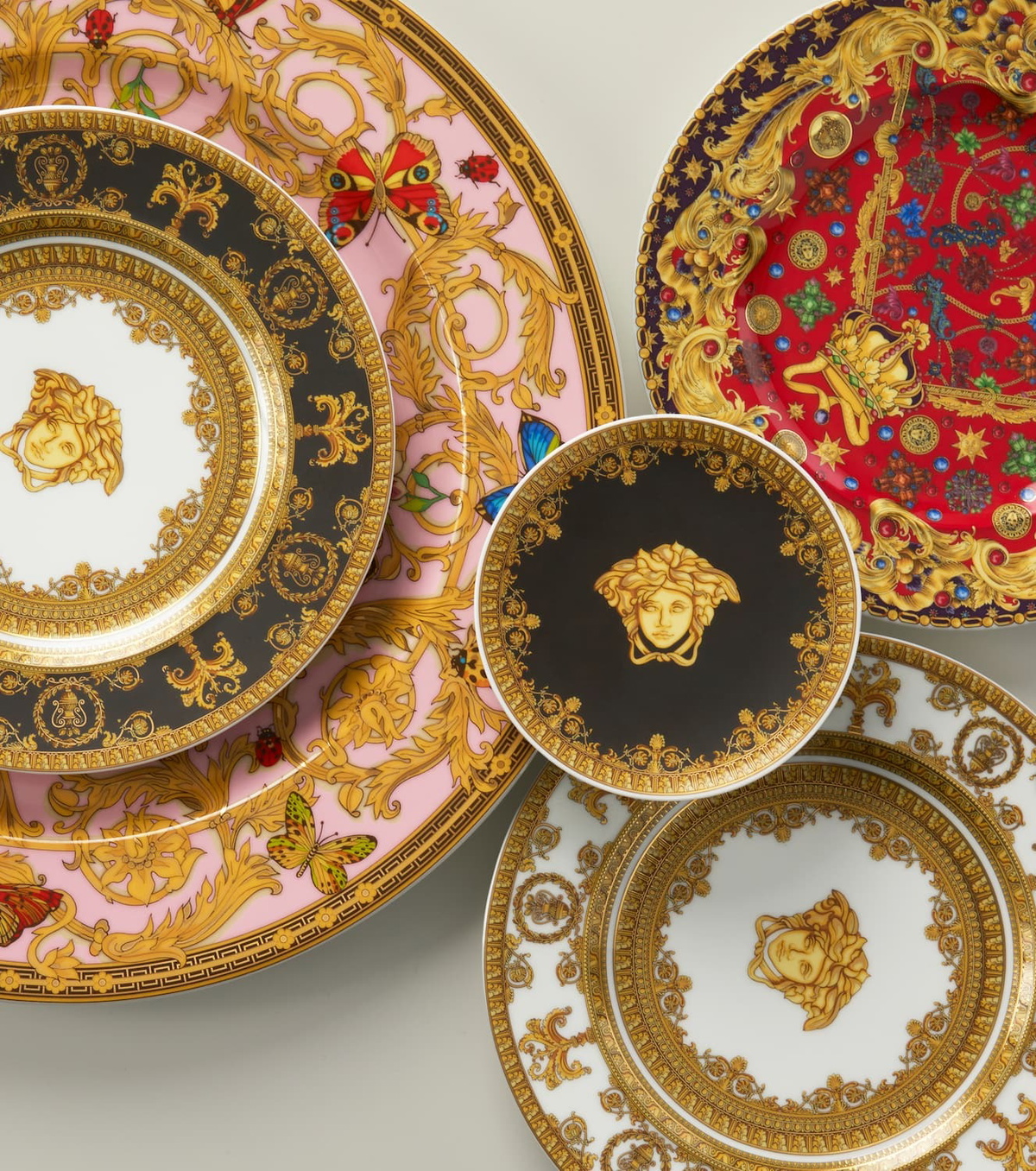 Versace Home Baroque Bianco plate