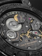 Carl F. Bucherer - Manero Peripheral BigDate Limited Edition Automatic 41.6mm Carbon Fibre and Rubber Watch, Ref. No. 00.10926.16.33.01