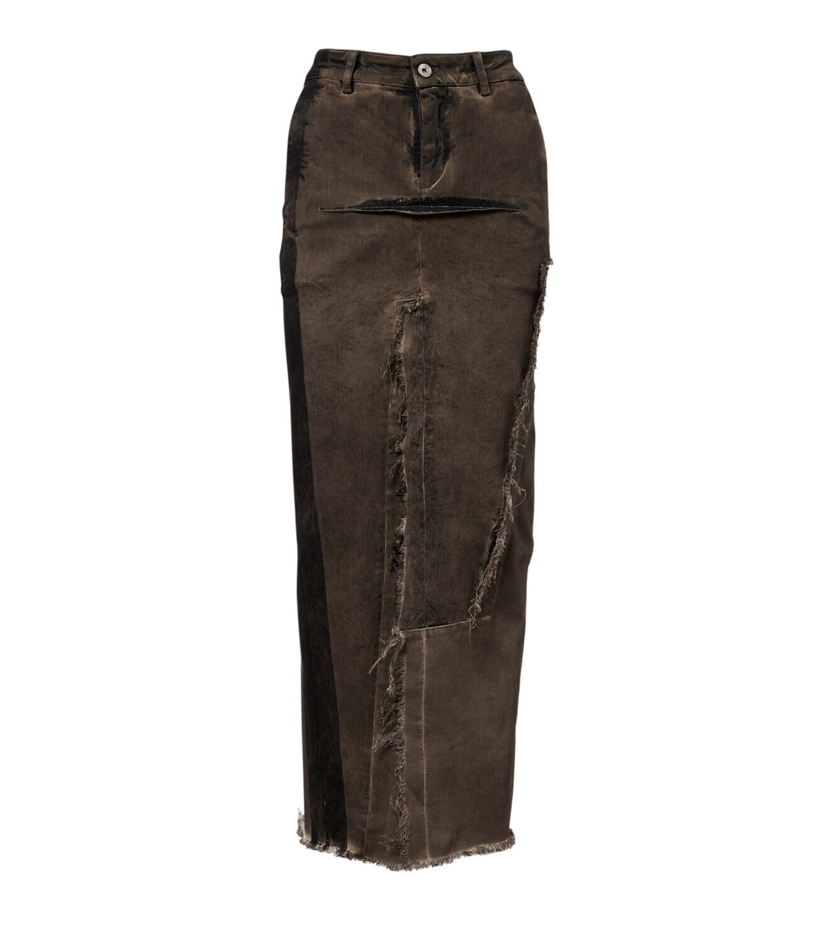 Rick Owens Gray Hollywood Theresa Maxi Skirt Rick Owens